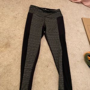 partially mesh leggings